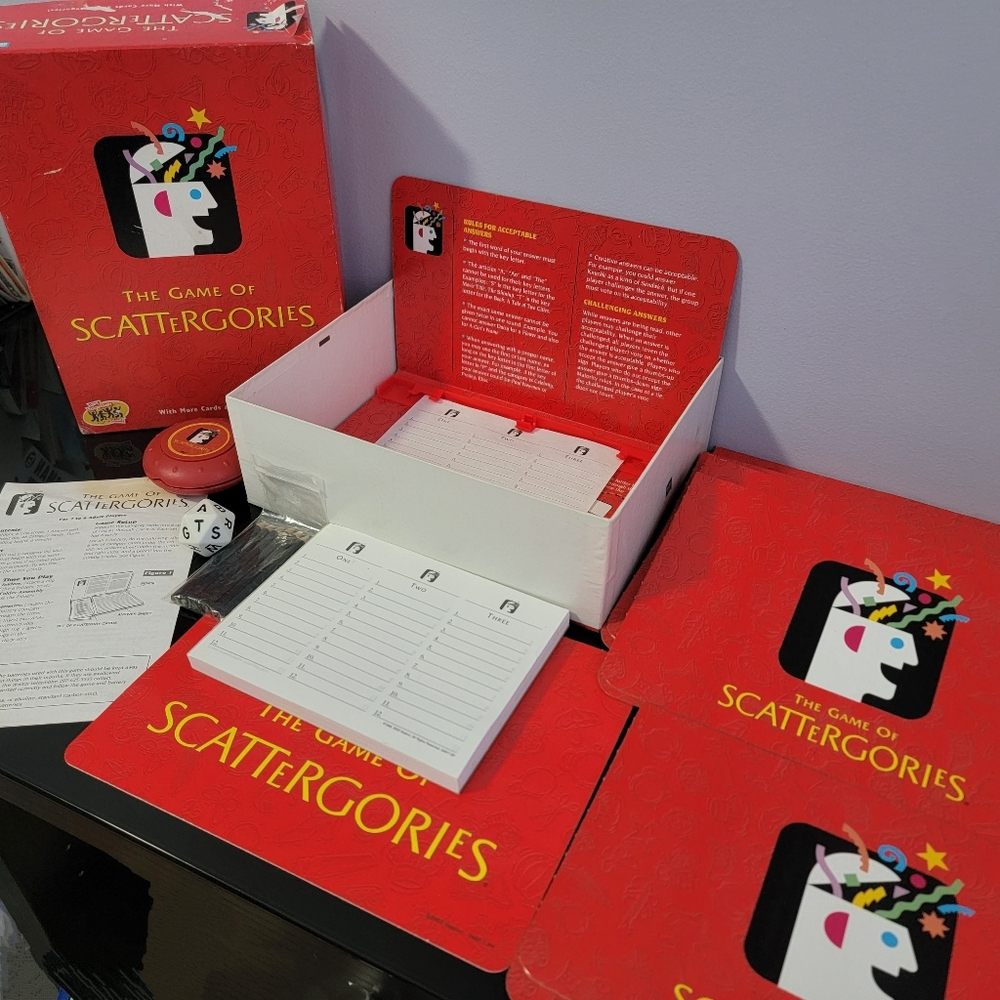 The Game of Scattergories 2003 Edition